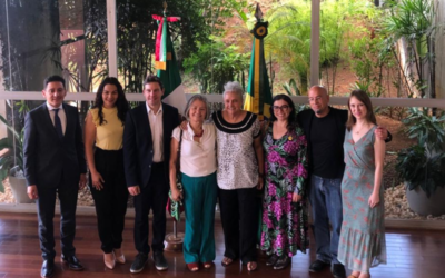 Ibict visita la Embajada de México durante el Cuarto Seminario Latinoamericano de Inclusión Digital / Ibict visita a Embaixada do México durante o Quarto Seminário Latino Americano de Inclusão Digital