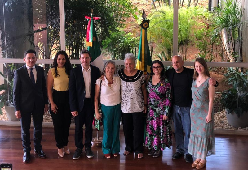 Ibict visita la Embajada de México durante el Cuarto Seminario Latinoamericano de Inclusión Digital / Ibict visita a Embaixada do México durante o Quarto Seminário Latino Americano de Inclusão Digital